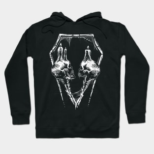 Two skulls Hoodie